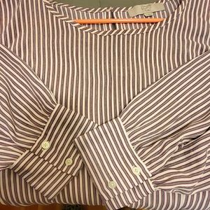 LOFT striped blouse